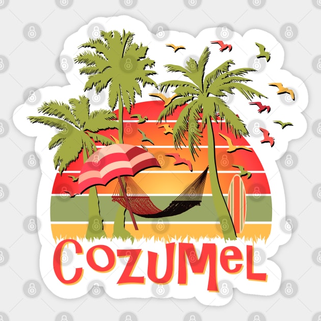 Cozumel Sticker by Nerd_art